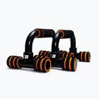 Maniglie per push-up GymBeam black/orange