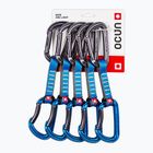 Ocun Falcon QD PA 10 cm, ausilio per l'arrampicata 5 pezzi blu.