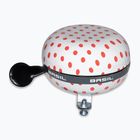 Basil Polkadot Big Bell campanello per bicicletta a pois bianco/rosso