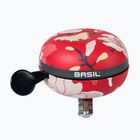 Basil Magnolia Big Bell campanello di bicicletta rosso papavero