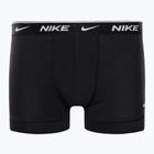 Boxer da uomo Nike Everyday Cotton Stretch Trunk 2 paia nero