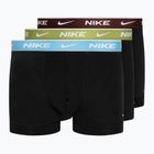 Boxer da uomo Nike Everyday Cotton Stretch Trunk 3 paia nero/pera/acquarius/ark team red