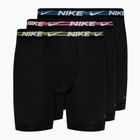 Boxer da uomo Nike Dri-FIT Ultra-Stretch Micro Brief 3 paia laser fucsia/blu/nero