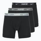Uomo Nike Everyday Cotton Stretch boxer 3 paia bi/grigio ferro/grigio chiaro texture lucida wb