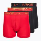 Boxer da uomo Nike Dri-Fit Essential Micro Boxer Brief 3 paia university red/nero/nero metallic grdient wb