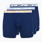 Boxer da uomo Nike Essential Cotton Stretch 3 pairs blue graphite