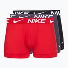 Boxer da uomo Nike Dri-Fit Essential Micro Trunk 3 pairs sport red