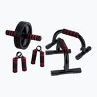 Pure2Improve Strength kit di allenamento con i pesi rosso/nero P2I230040