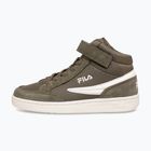 Scarpe da bambino FILA Crew Velcro Mid olive night