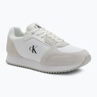 Scarpe Calvin Klein Donna YW0YW01644 Runner Laceup Sock Mg Nylon Mix Bright White/Black