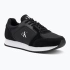 Scarpe da donna Calvin Klein YW0YW01644 Runner Laceup Sock Mg Nylon Mix nero