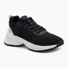 Calvin Klein scarpe da uomo YM0YM01284 Hike Runner Tech Knit Nero/Bianco brillante