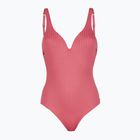 Costume intero donna Protest Prtbowli rosa liscio