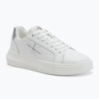 Calvin Klein scarpe donna YW0YW01224 Cupsole Mono Lth Wn bianco/argento