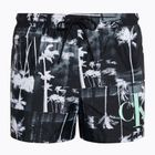 Pantaloncini da bagno Calvin Klein Short Drawstring-Print palm neri da uomo
