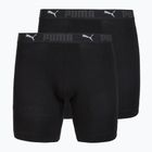 Boxer da uomo Cotton Long 2 pack black