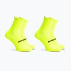 Calze da ciclismo Rogelli Essential 2 paia fluoro