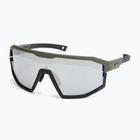 Occhiali da sole Rogelli Recon verde militare/fumo