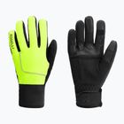 Guanti da ciclismo uomo Rogelli Essential Winter Waterproop fluorescent yellow