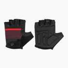 Guanti da ciclismo Rogelli Hero II uomo nero/rosso/bordeaux