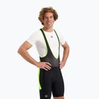 Pantaloncini da ciclismo Rogelli Core Bib Short da uomo nero/giallo fluo
