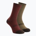 Calzini Rogelli Wool Wintersocks 2 paia burgundy/brown