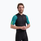 Maglietta da ciclismo da uomo Rogelli Fast black/teal/green