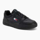 Tommy Jeans scarpe uomo Cupsole Pelle Ess nero