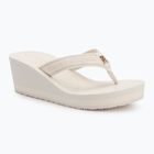 Tommy Hilfiger infradito donna Stripes Wedge Beach Sandal avorio