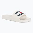 Tommy Jeans Flag Pool Slide Ess ecrù infradito da donna