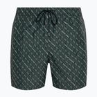 Tommy Hilfiger Uomo Pantaloncini da bagno con stampa a coulisse media new york geo green