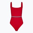 Costume intero da donna Tommy Hilfiger Square Neck One Piece primary red