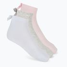 Calzini per bambini SKECHERS Non Terry Anklet 3 paia pink