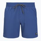 Costume da bagno uomo Hurley Solid Volley Swim Short Blue/Brown