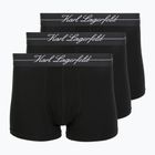 Boxer da uomo KARL LAGERFELD Hotel Karl Lyocell Trunk 3 paia black