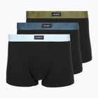 Boxer uomo KARL LAGERFELD Kameo Logo Trunk 3 paia midnight/clear sky/olive