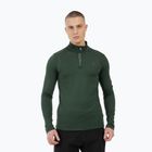 Felpa uomo Protest Rewill 1/4 Zip Active kale green