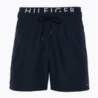 Tommy Hilfiger pantaloncini da bagno medi con coulisse Dw desert sky da uomo