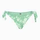 Tommy Hilfiger - Slip bikini con laccetti laterali Stampa floreale tropicale aop verde