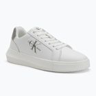 Calvin Klein scarpe da uomo YM0YM00681 Chunky Cupsole Monologo Lth triple bright white/rock ridge