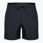 Calvin Klein KM0KM01081 Uomo Pantaloncini da bagno medi con doppia fascia in vita, nero