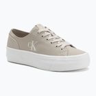 Scarpe da ginnastica Calvin Klein donna YW0YW01763 Vulc Flatform Low Cv MG guscio d'uovo/bianco crema
