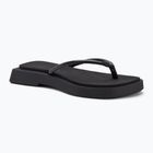 Donna Calvin Klein YW0YW01716 Sq Low Wedge Sandal Punto triplo nero infradito