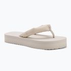 Donna Calvin Klein YW0YW01723 Sandalo da spiaggia Flatform Ttxr Raso triplo guscio d'uovo infradito