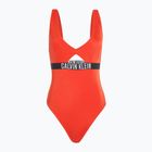Calvin Klein costume da bagno donna KW0KW02746 Intense Power One Piece Fashion Fit fenicottero chili