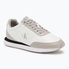 Scarpe donna Calvin Klein YW0YW01942 Retro Runner Lace Up Leather MG Bright White/Chateau