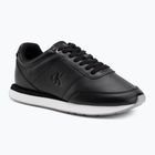 Scarpe da donna Calvin Klein YW0YW01942 Retro Runner Lace Up Leather MG black/formal gray