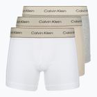 Boxer da uomo Calvin Klein LV00NB4447 Brief 3 pairs oyster gray/grey heather/white