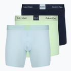 Boxer Calvin Klein LV00NB4477 Brief 3 paia patina green/shoreline/iridescent blue