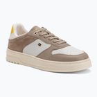 Scarpe da donna Tommy Hilfiger Sporty Cupsole Tumbled Leather costal taupe/ecru/yellow